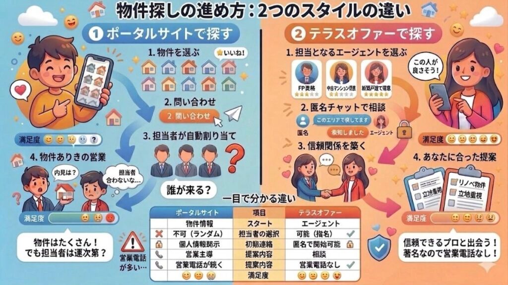Terass Offerの使用方法の説明画像